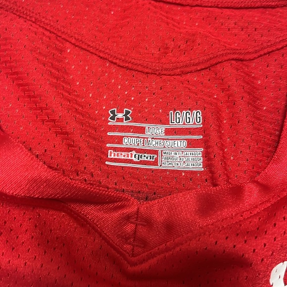 Texas Tech Under Armour #1 Jersey & Vintage  NCAA Embroidered Mascot Hat - Picture 5 of 12